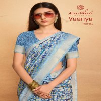 Kashvi Vaanya Vol-1 Wholesale Crystal Dobby Indian Sarees