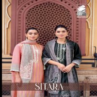 Sahiba Sitara Wholesale Pure Cotton With Neck Patti Embroidery Suits