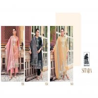 Sahiba Sitara Wholesale Pure Cotton With Neck Patti Embroidery Suits