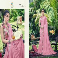 Shashvat Sanvi Wholesale Georgette Lasser Cut Fesitve Sarees