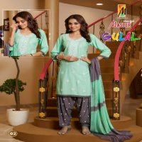 Master Gulal Wholesale Readymade Patiyala 3 Piece Salwar Suits