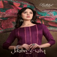 Belliza Jashn E Ishq Vol-7 Wholesale Heavy Jam With Embroidery Work Dress Material