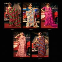 The Fabrica Saanvi 28000 Series Wholesale Leheriya Printed Sarees
