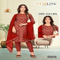 Starlink Dream Girl Wholesale Readymade 3 Piece Salwar Suits Combo