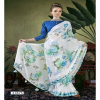 Vallabhi Dhaani Wholesale Georgette Fabric Indian Sarees