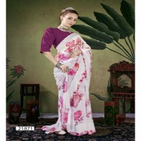 Vallabhi Dhaani Wholesale Georgette Fabric Indian Sarees