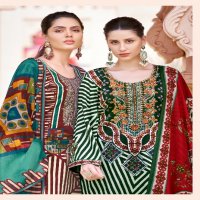 Alok Habiba Vol-4 Wholesale Pure Cotton Zam With Work Dress Material