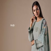 OMTEX SAROVA OCCASION WEAR LINEN COTTON WITH HANDWORK UNSTITCH SALWAR SUIT