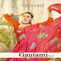Vallabhi Gautami Vol-5 Wholesale Brasso Indian Sarees