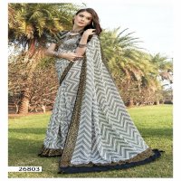 Vallabhi Harnaaz Wholesale Georgette Fabric Indian Sarees