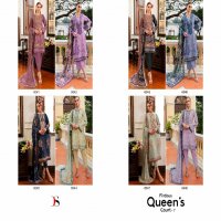 DEEPSY SUITS FIRDOUS QUEENS COURT VOL 7 FANCY WEAR COTTON UNSTITCH SALWAR KAMEEZ