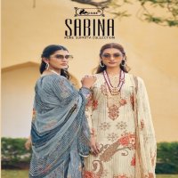 Kesar Sabina Wholesale Pure Jaam Cotton With Swaroski Work Dress Material