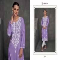 VAMIKA NX ROOH VOL 7 HIT PREMIUM DESIGN LAKHNAWI FULL STITCH VISCOSE TOP WITH PANT