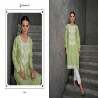 VAMIKA NX ROOH VOL 7 PREMIUM DESIGN LAKHNAWI FULL STITCH VISCOSE TOP WITH PANT