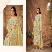 SAHIBA PRESENTS PRISHA EMBELLISHED DESIGN PURE COTTON LAWN PAKISTANI SALWAR SUIT