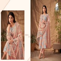 SAHIBA PRESENTS PRISHA EMBELLISHED DESIGN PURE COTTON LAWN PAKISTANI SALWAR SUIT