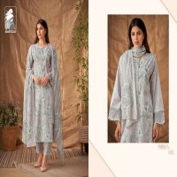 SAHIBA PRESENTS PRISHA EMBELLISHED DESIGN PURE COTTON LAWN PAKISTANI SALWAR SUIT