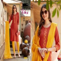 MANJEERA VIBES BEAUTIFUL RAYON PRINT FULLY STITCH SALWAR KAMEEZ COLLECTION