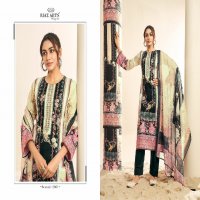 Riaz Arts Benazir Wholesale Pure Karachi With Heavy Pakistani Neck Embroidery Dress Material