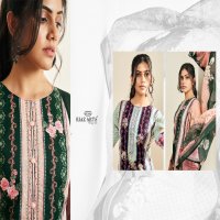 Riaz Arts Benazir Wholesale Pure Karachi With Heavy Pakistani Neck Embroidery Dress Material