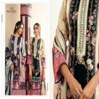 Riaz Arts Benazir Wholesale Pure Karachi With Heavy Pakistani Neck Embroidery Dress Material