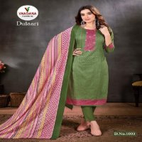 Vandana Dulaari Vol-1 Wholesale Pure Cotton With Swarovski Work Dress Material