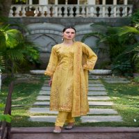 HERMITAGE PRESENTS SHAMIANA EXCLUSIVE PAKISTANI SWISS LAWN SALWAR KAMEEZ