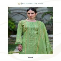 HERMITAGE PRESENTS SHAMIANA EXCLUSIVE PAKISTANI SWISS LAWN SALWAR KAMEEZ