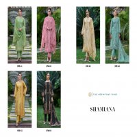 HERMITAGE PRESENTS SHAMIANA EXCLUSIVE PAKISTANI SWISS LAWN SALWAR KAMEEZ