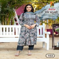 MASTER BY VIRASAT CASUAL DRESS RAYON WITH BELT FULLY STITCH SALWAR KAMEEZ