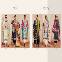 SWAG VOL 174 BY KIMORA HEER MUSLIN DESIGNER PAKISTANI DRESSES