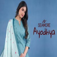 Seamore Ayodhya Wholesale Women Kurta Pant With Dupatta