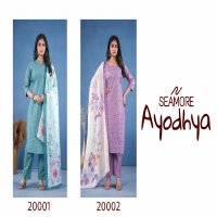 Seamore Ayodhya Wholesale Women Kurta Pant With Dupatta