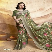 Vallabhi Rency Vol-2 Wholesale Brasso Fabrics Sarees