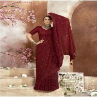 VALLABHI PRINTS PRESENTS DISHU VOL 2 HIT DESIGN GEORGETTE SAREE WHOLESALER