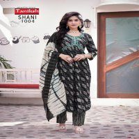 Taniksh Shani Vol-1 Wholesale Alia Cut Kurtis With Pant And Dupatta