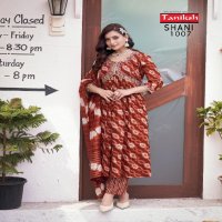 Taniksh Shani Vol-1 Wholesale Alia Cut Kurtis With Pant And Dupatta