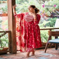 Mystic 9 Shanaya Vol-1 Wholesale Umbrella Cut Kurtis With Pant And Dupatta