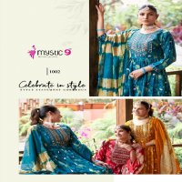 Mystic 9 Shanaya Vol-1 Wholesale Umbrella Cut Kurtis With Pant And Dupatta