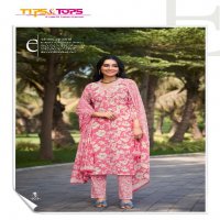 TIPS AND TOPS SUMMER FASHION VOL 5 FANCY WEAR READYMADE COTTON PRINT SALWAR SUIT