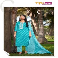 TIPS AND TOPS SUMMER FASHION VOL 5 FANCY WEAR READYMADE COTTON PRINT SALWAR SUIT