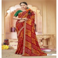 Vallabhi Disney Wholesale Georgette Indian Sarees