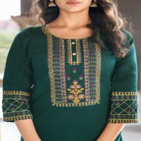 COLOURPIX VANISKA DARK FANTASY VOL 1 DAILY USE ROMAN SILK READYMADE KURTI