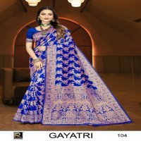 RONISHA GAYATRI BY RANJNA SAREE BANARASI SILK PREMIUM FABRICS SUPER HIT COLLECTION SAREES