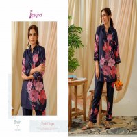 PSYNA SHEIN 2 NEW TRENDY OUTFIT POLY LINEN FULL STITCH CO-ORD SET
