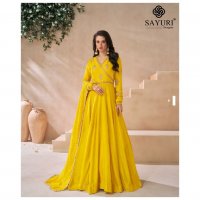 SAYURI DESIGNER DIVA READYMADE DESIGNER TRADITIONAL LONG GOWN WITH DUPATTA