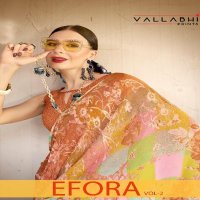 Vallabhi Efora Vol-2 Wholesale Krochet Embroidery Work Casual Indian Sarees