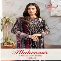 Miss World Mahenoor Vol-2 Wholesale Luxury Lawn Fabric Printed Dress Material