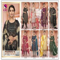 Samara Dipika Vol-7 Wholesale Readymade 3 Piece Suits Combo