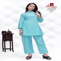 GANPATI COTTON JAIPURI COAT SUIT VOL 6 FANCY CORD SET AMAZING DESIGNS TUNICS WITH PANT